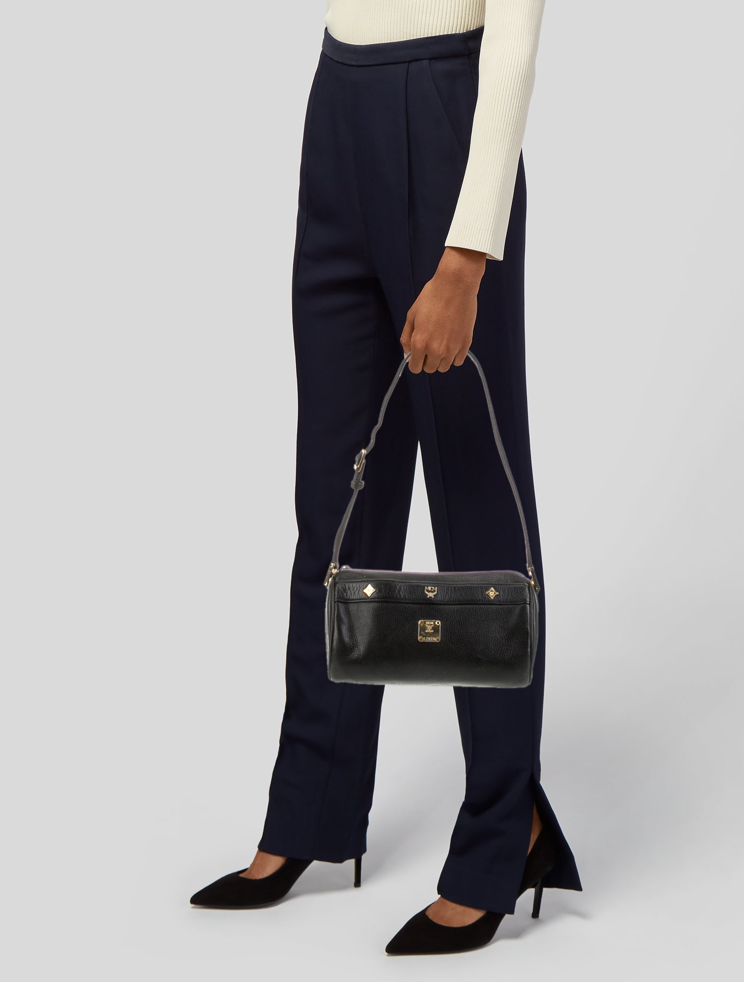 MCM Leather Shoulder Bag