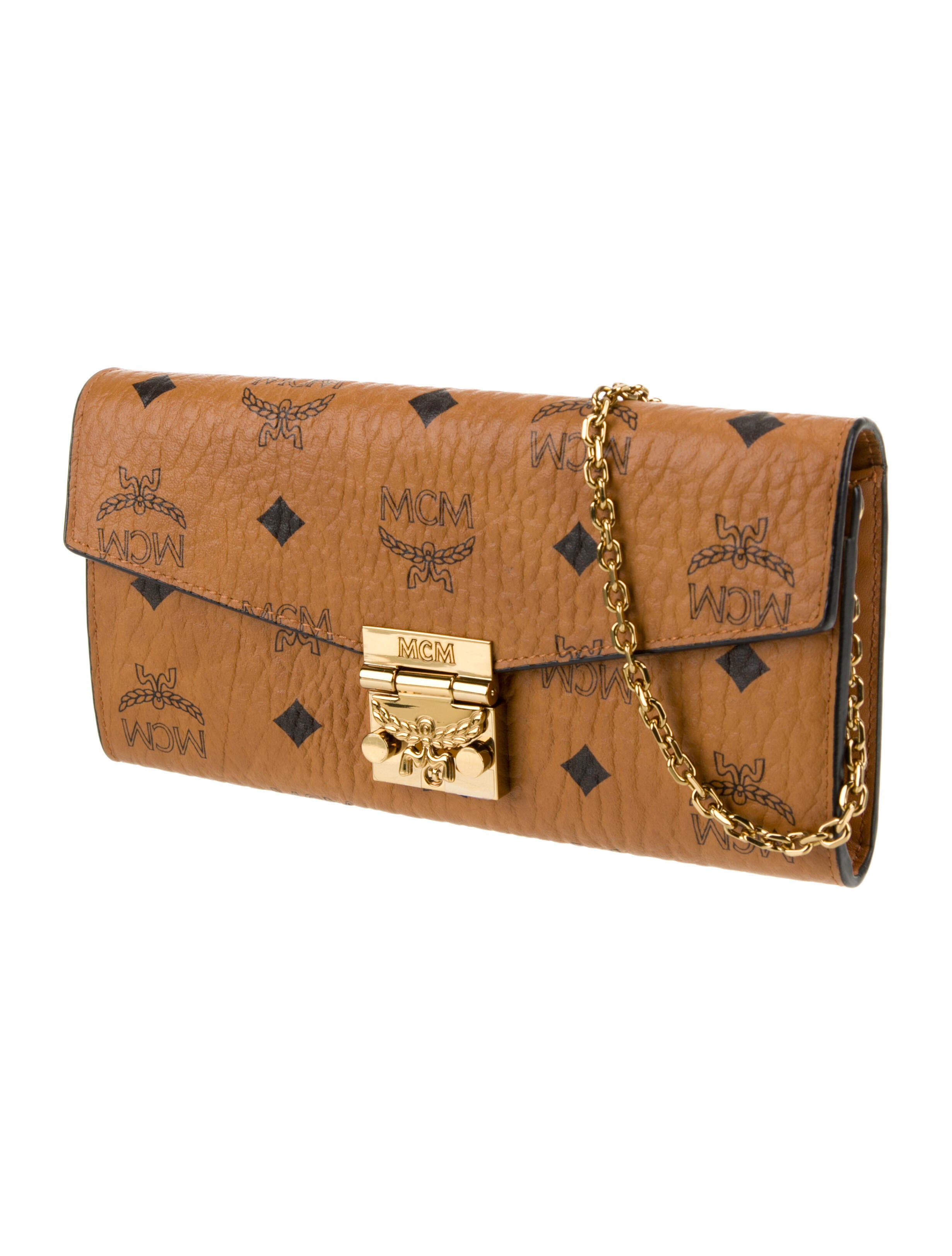 MCM Leather Printed Wallet