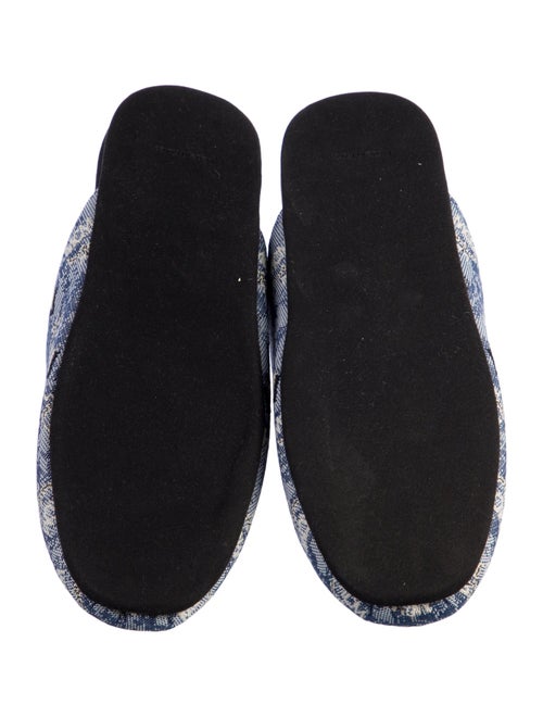 MCM Canvas Printed Mules