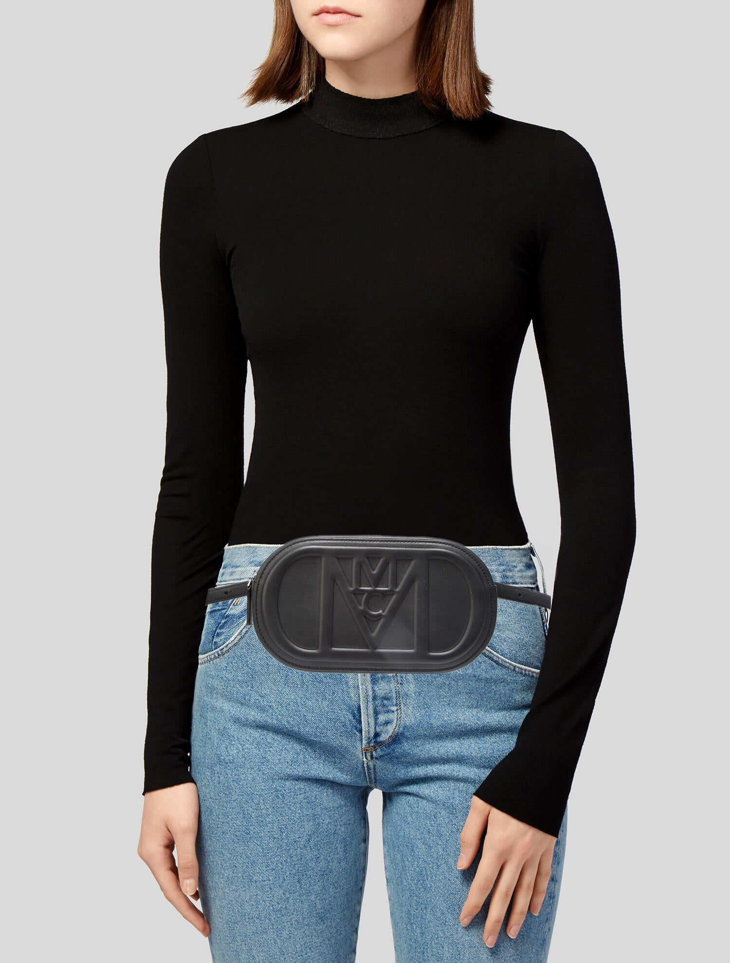 MCM Leather Belt Bag