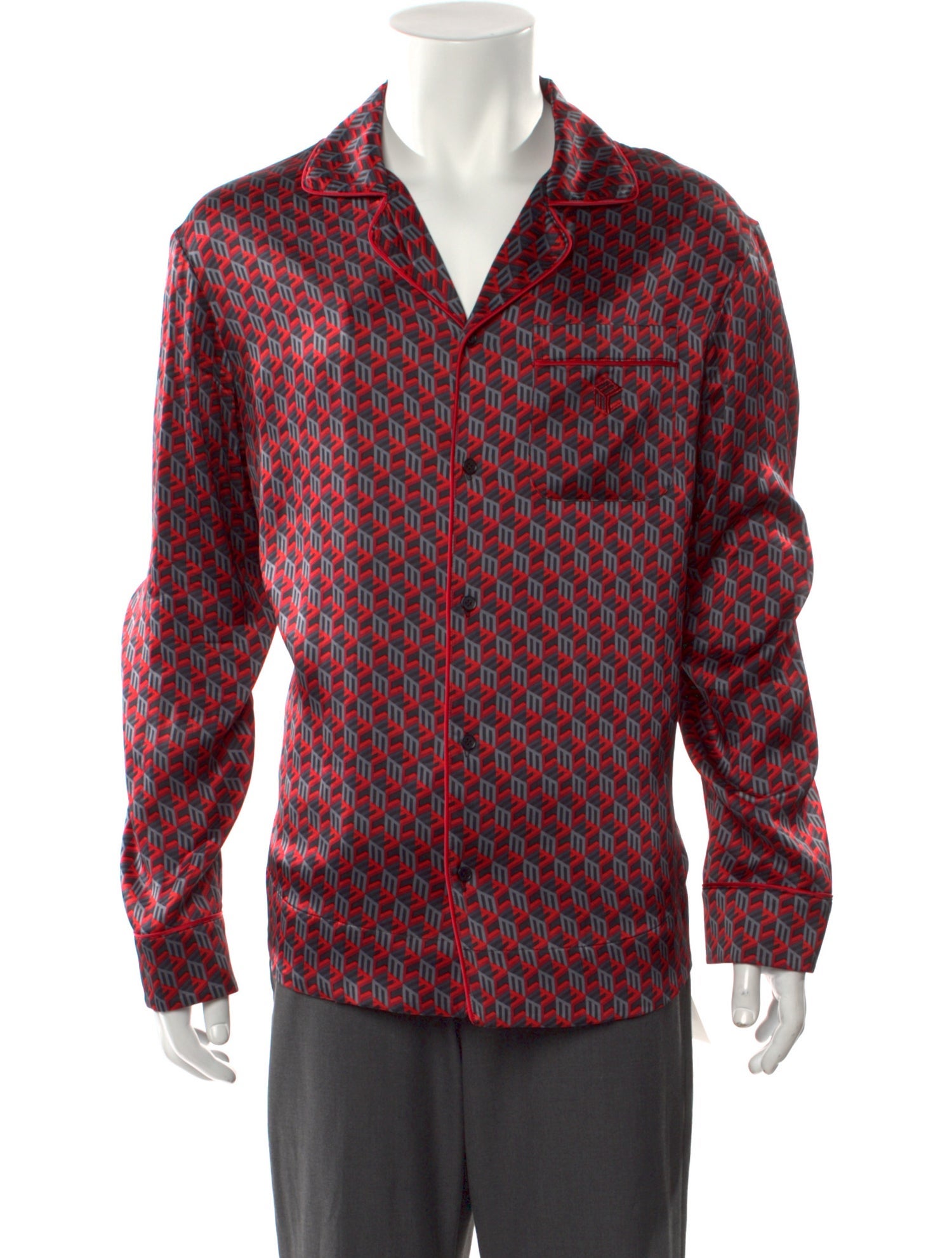 MCM Silk Printed Lounge Top