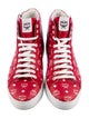 MCM Monogram Pattern Leather Sneakers