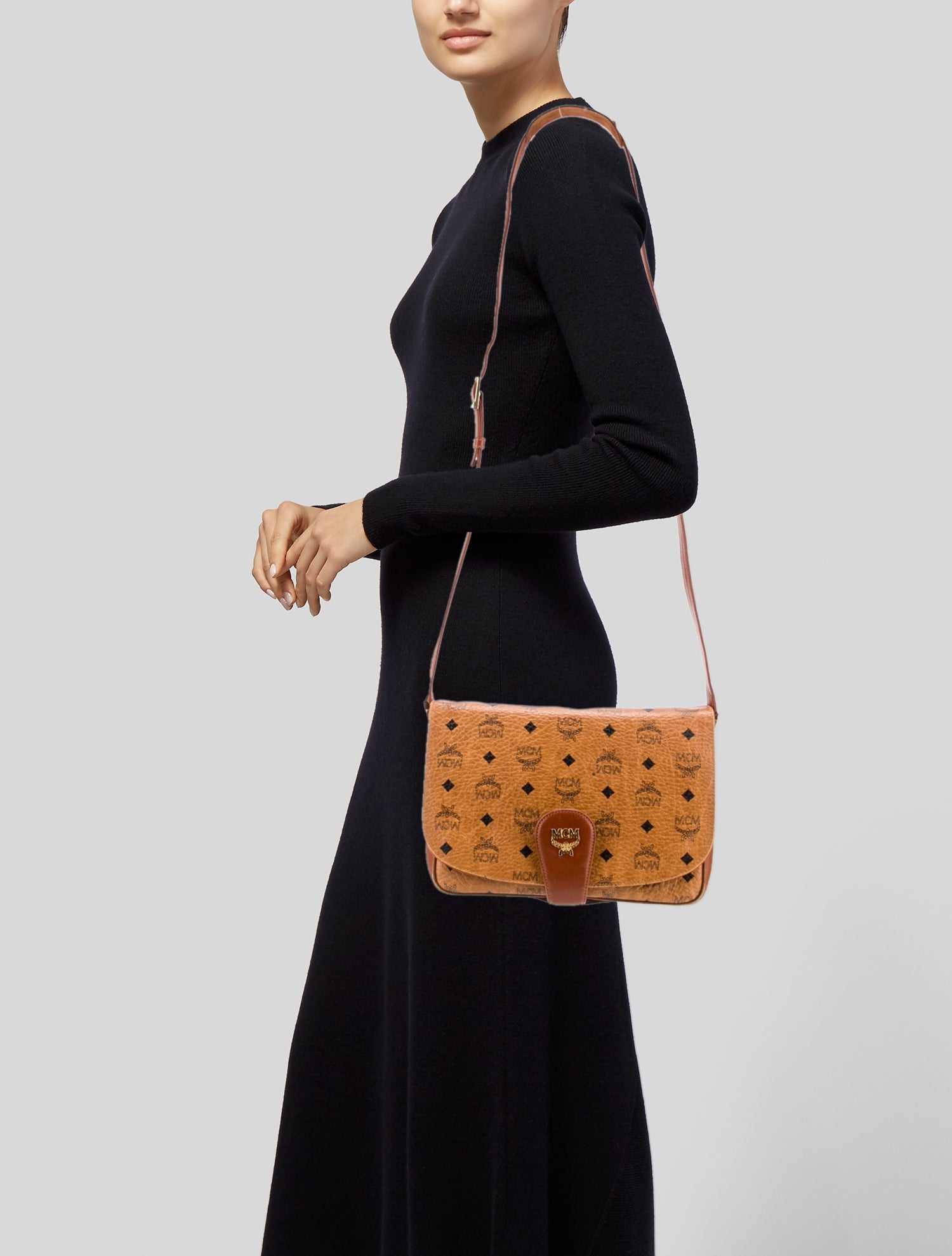 MCM Leather Crossbody Bag