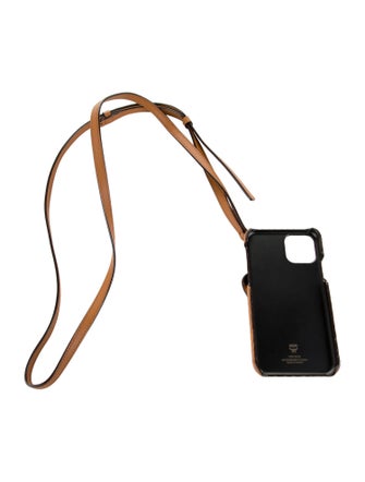 MCM Visetos iPhone 11 Pro Case w/ Strap