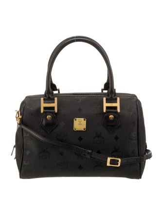 MCM Nylon Top Handle Bag