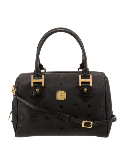 MCM Nylon Top Handle Bag