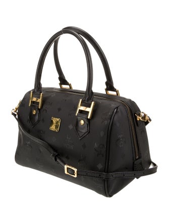 MCM Nylon Top Handle Bag