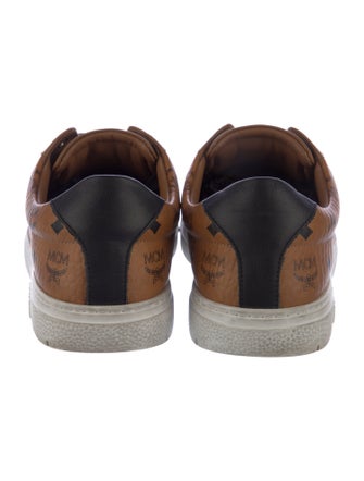 MCM Leather Printed Sneakers