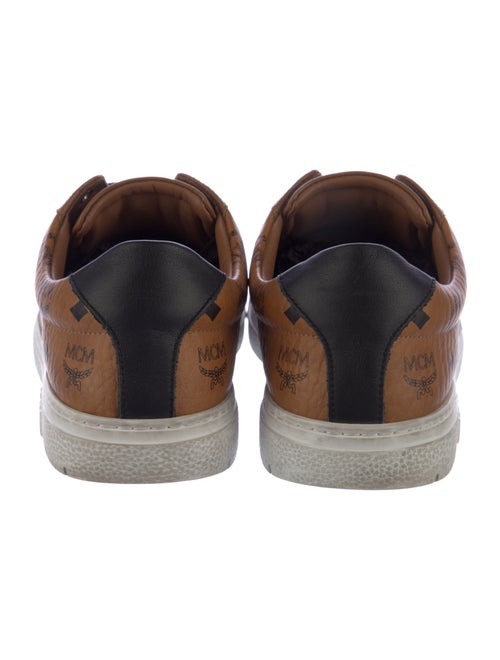 MCM Leather Printed Sneakers