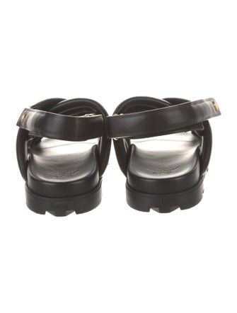 MCM Leather Slingback Sandals