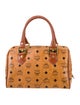 MCM Leather Top Handle Bag