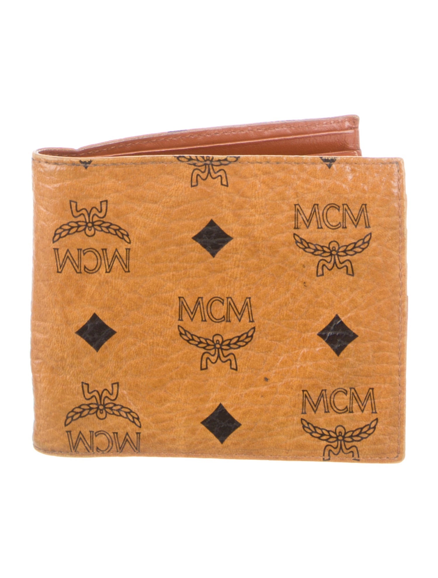 MCM Leather Printed Bifold Wallet