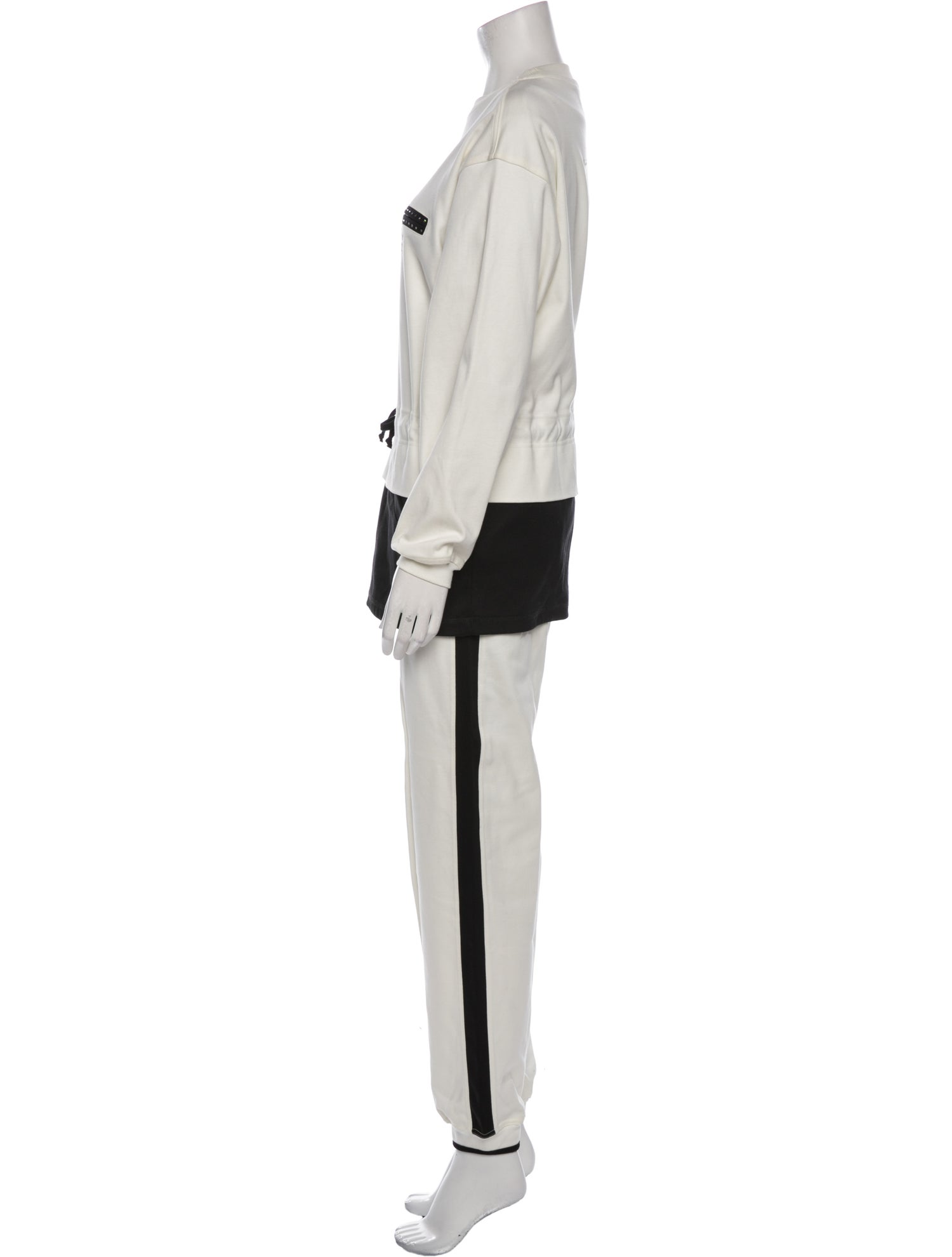 MCM Vintage Crystal Embellishments Pant Set