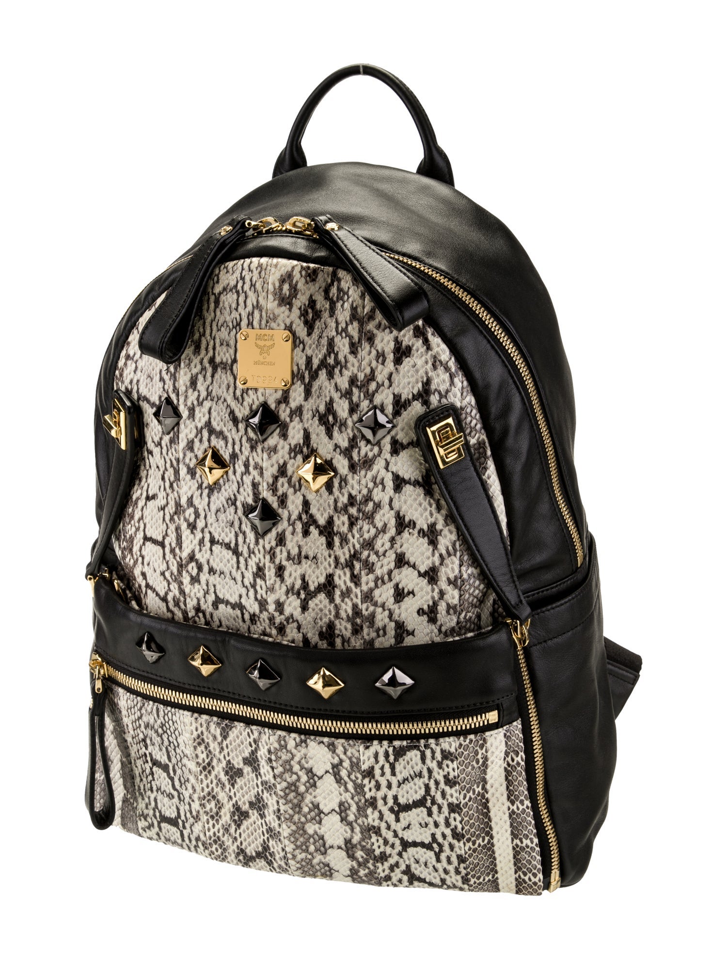 MCM Leather Backpack
