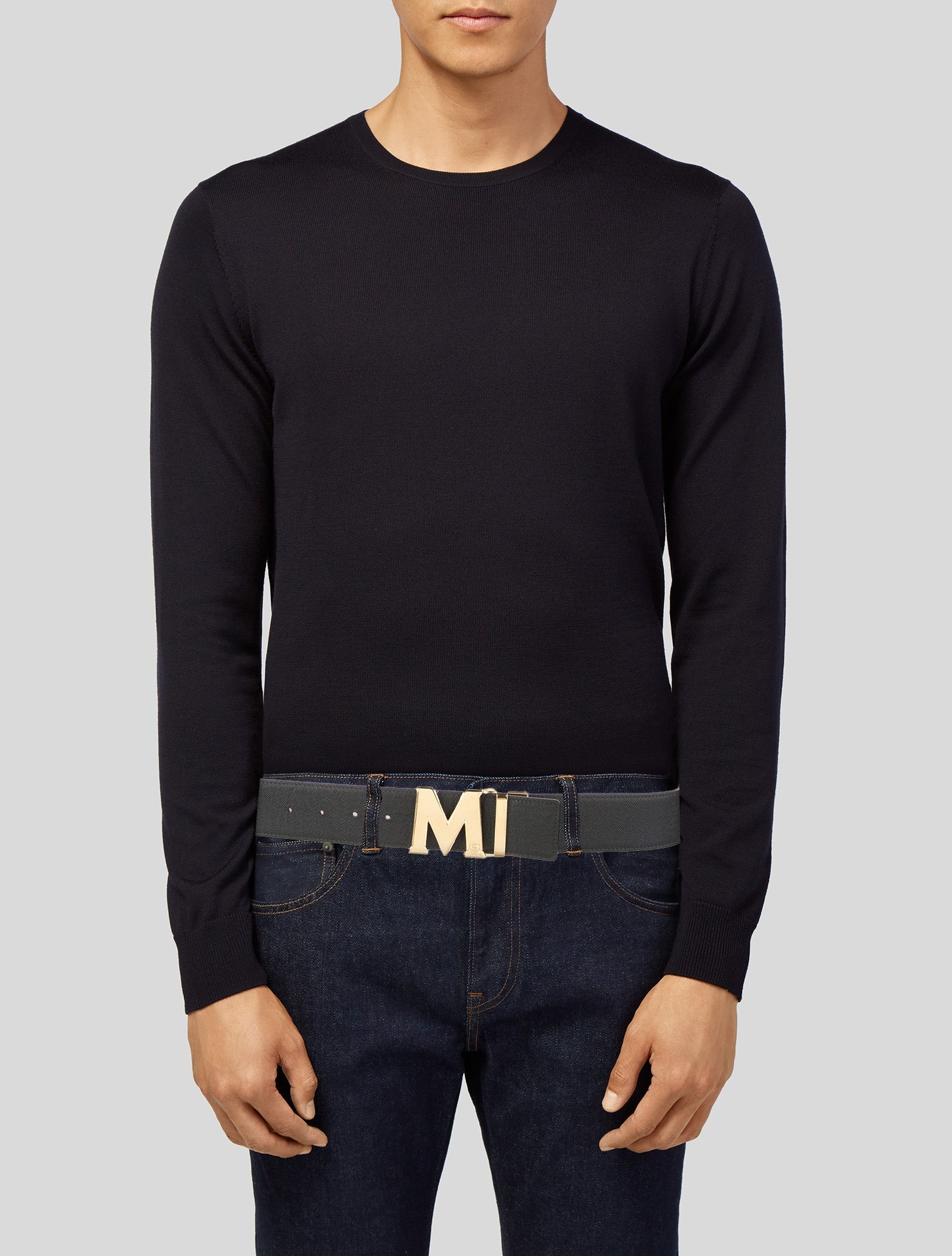 MCM Monogram Pattern Belt Kit