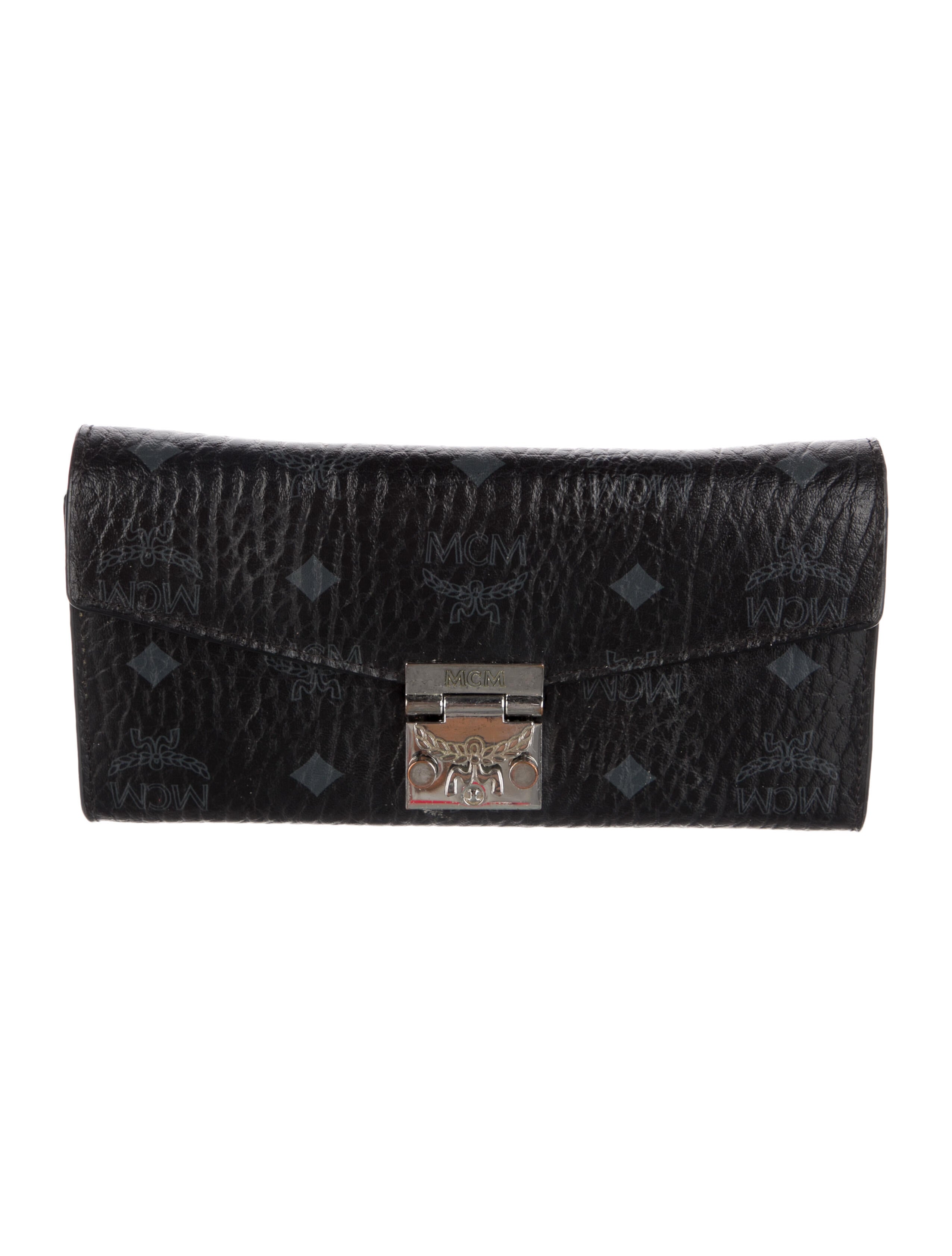 MCM Leather Printed Continental Wallet