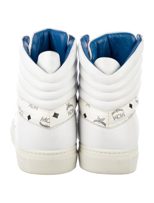 MCM Leather Printed Sneakers