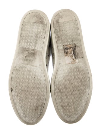 MCM Leather Printed Sneakers