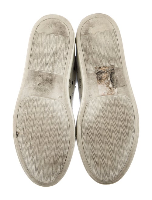 MCM Leather Printed Sneakers