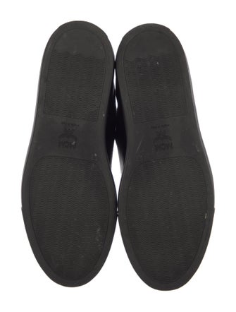 MCM Monogram Pattern Leather Sneakers