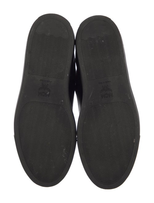 MCM Monogram Pattern Leather Sneakers