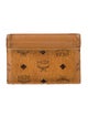 MCM Monogram Pattern Leather Card Holder