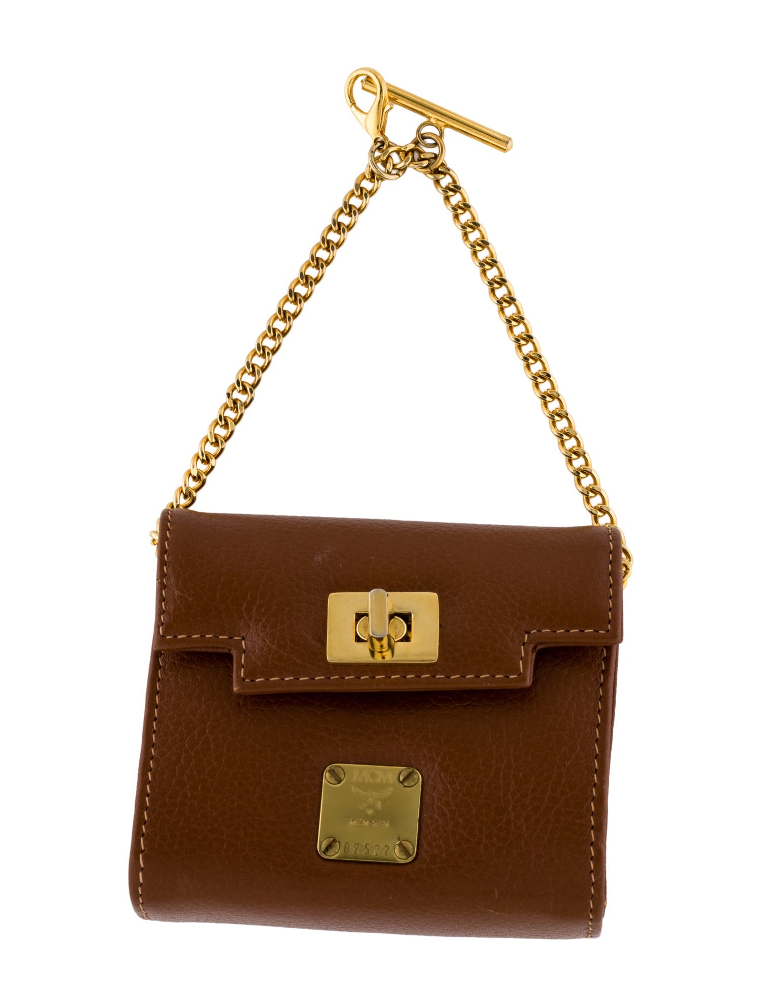 MCM Leather Mini Coin Pouch