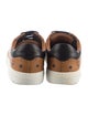 MCM Leather Printed Sneakers