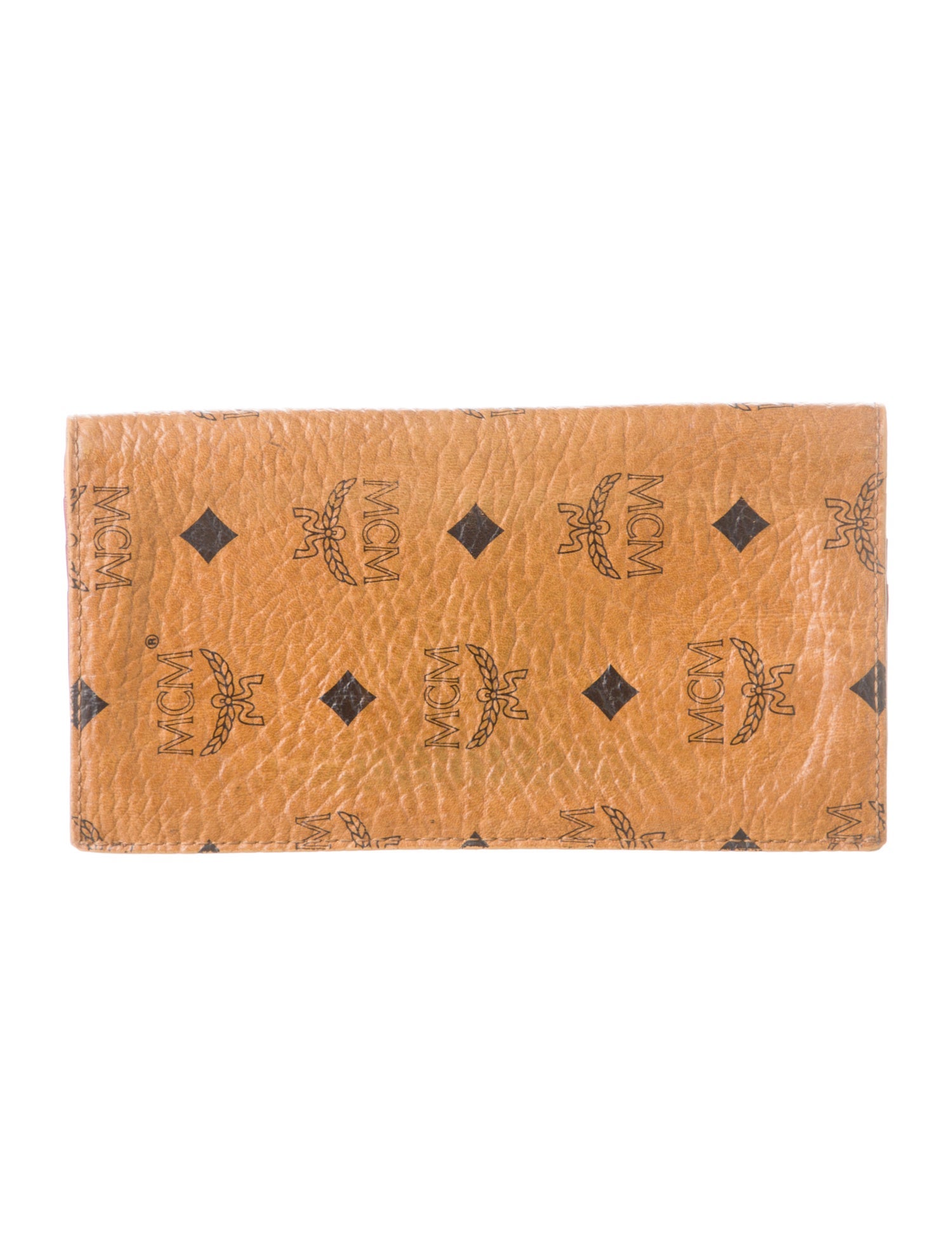 MCM Leather Printed Trifold Wallet