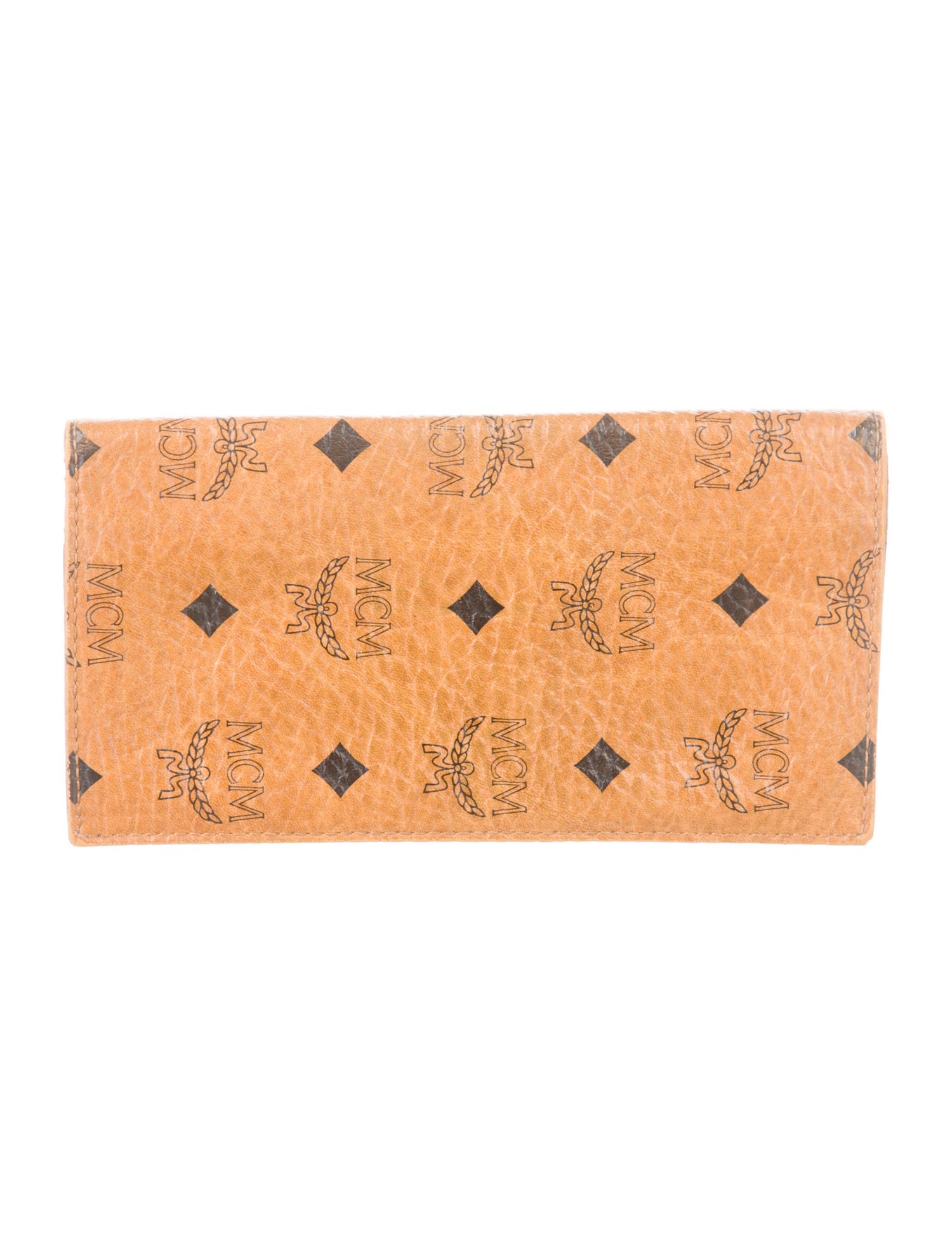 MCM Leather Printed Trifold Wallet