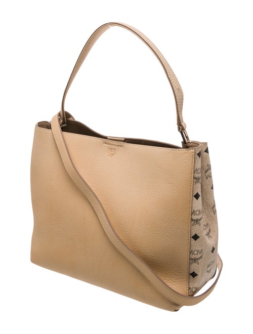 MCM Leather Top Handle Bag