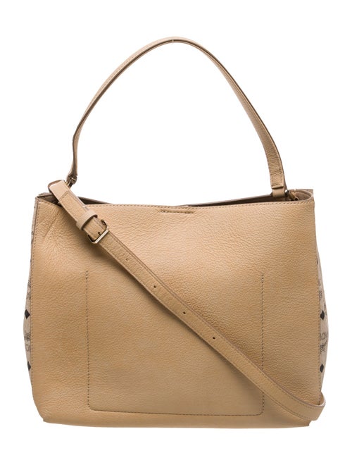 MCM Leather Top Handle Bag