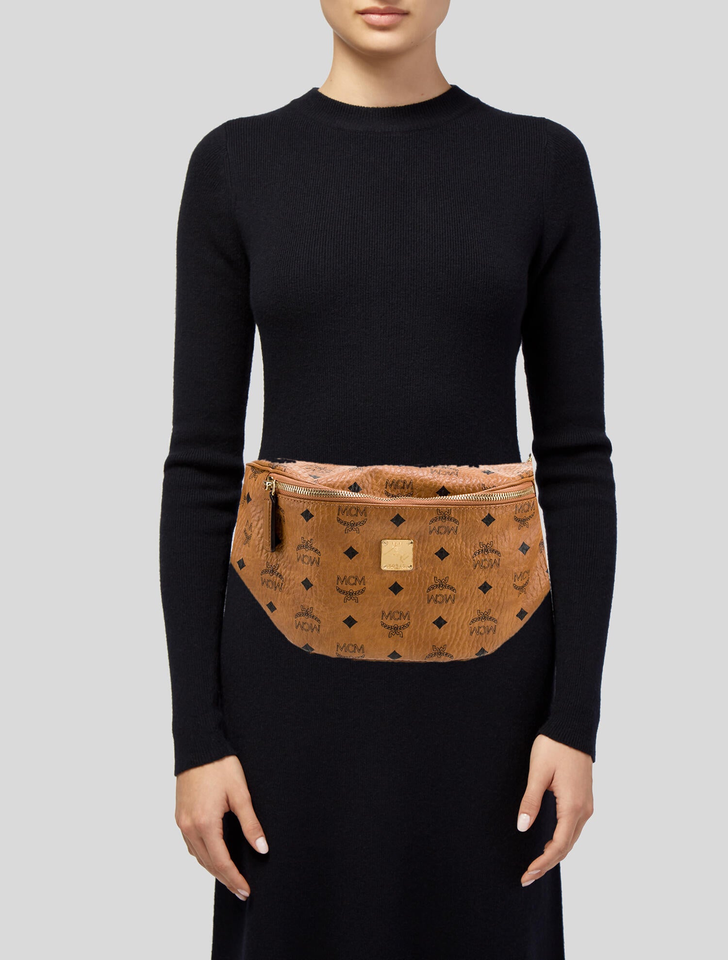 MCM Leather Belt Bag