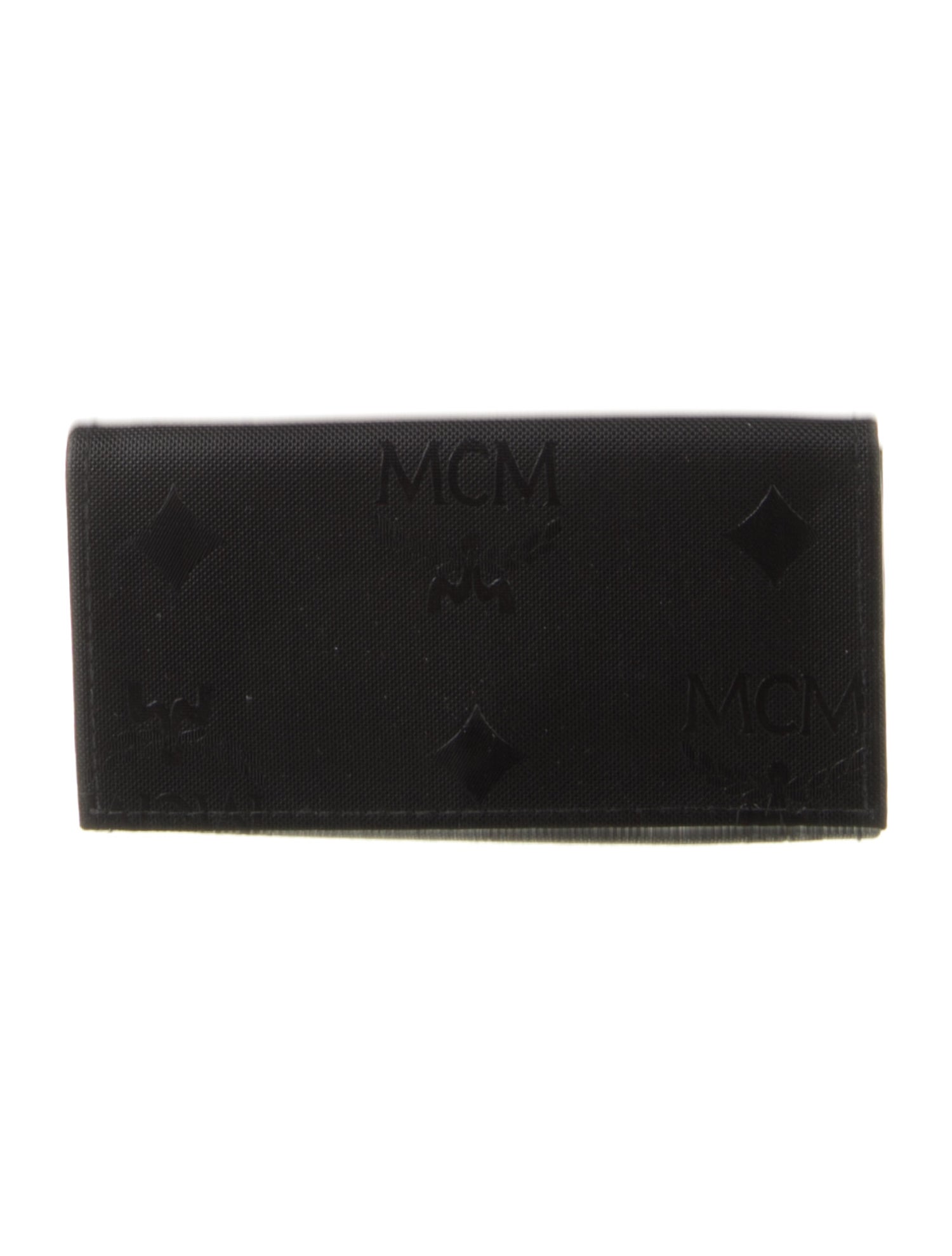 MCM Nylon Trifold Wallet