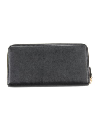 MCM Saffiano Leather Continental Wallet