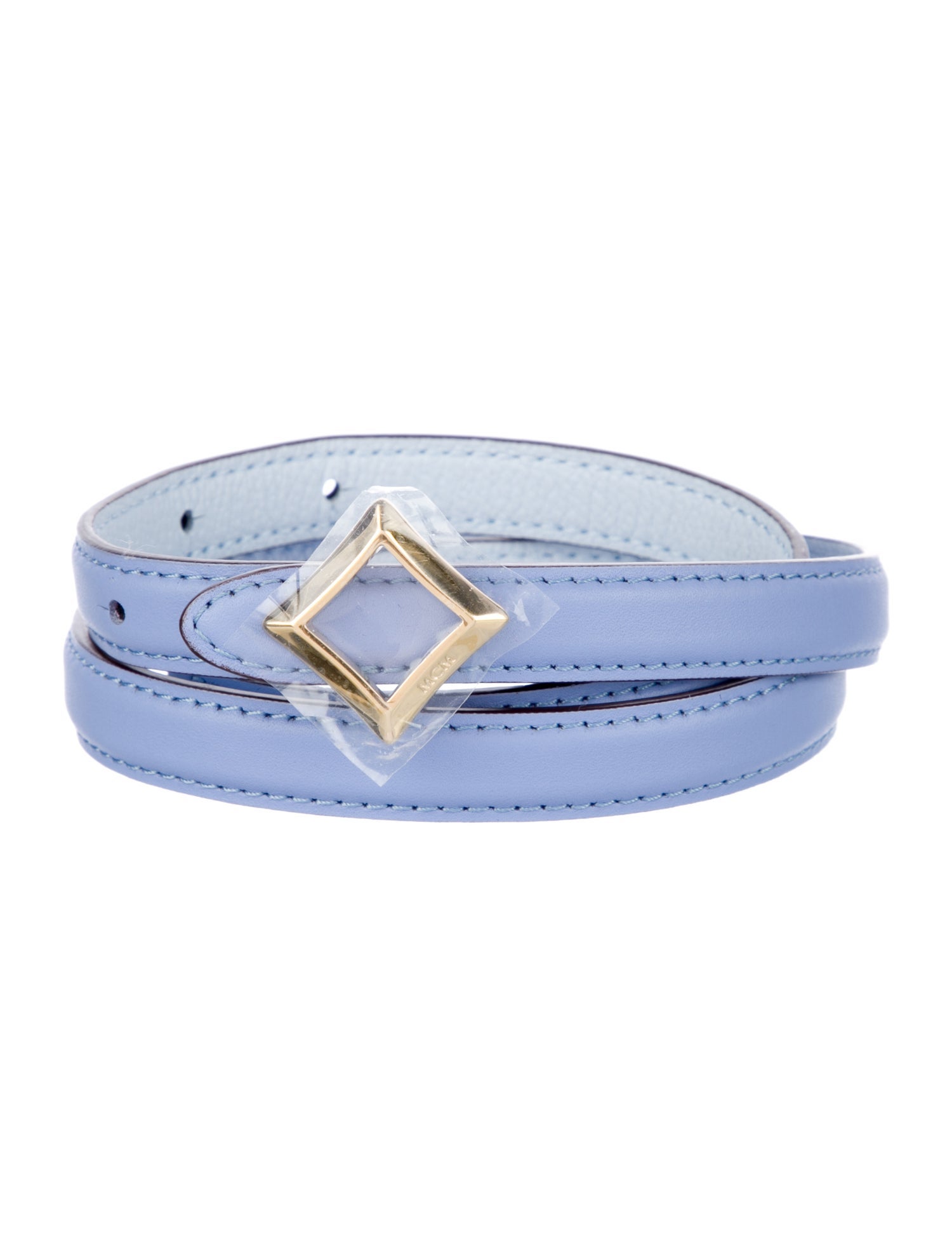 MCM Skinny Leather Waist Belt