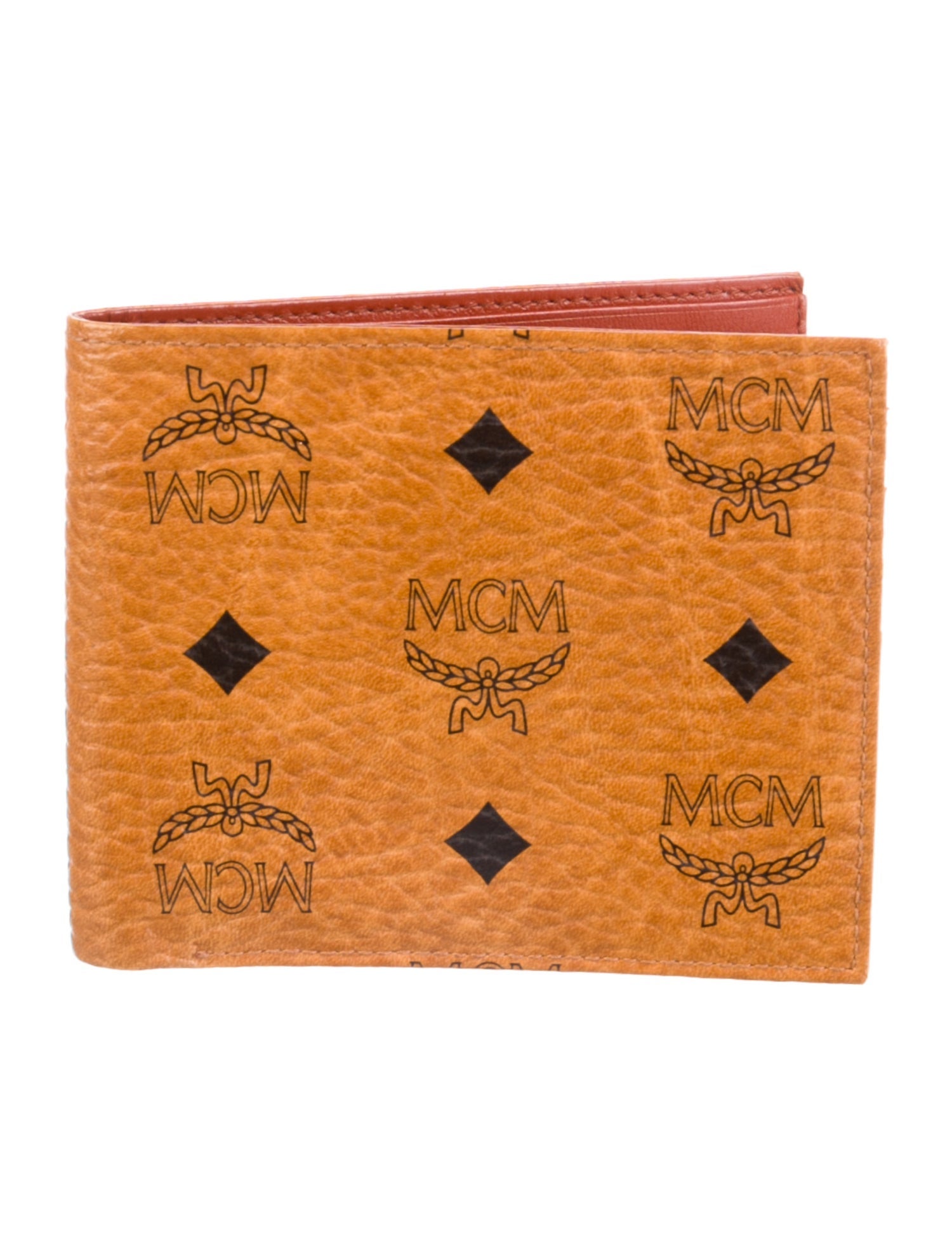 MCM Leather Printed Bifold Wallet