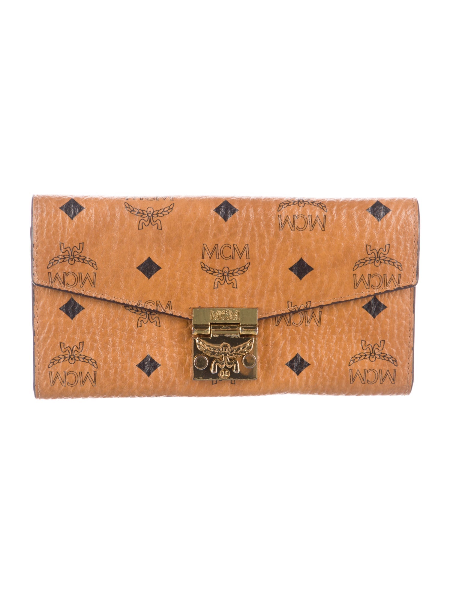 MCM Visetos Leather Wallet