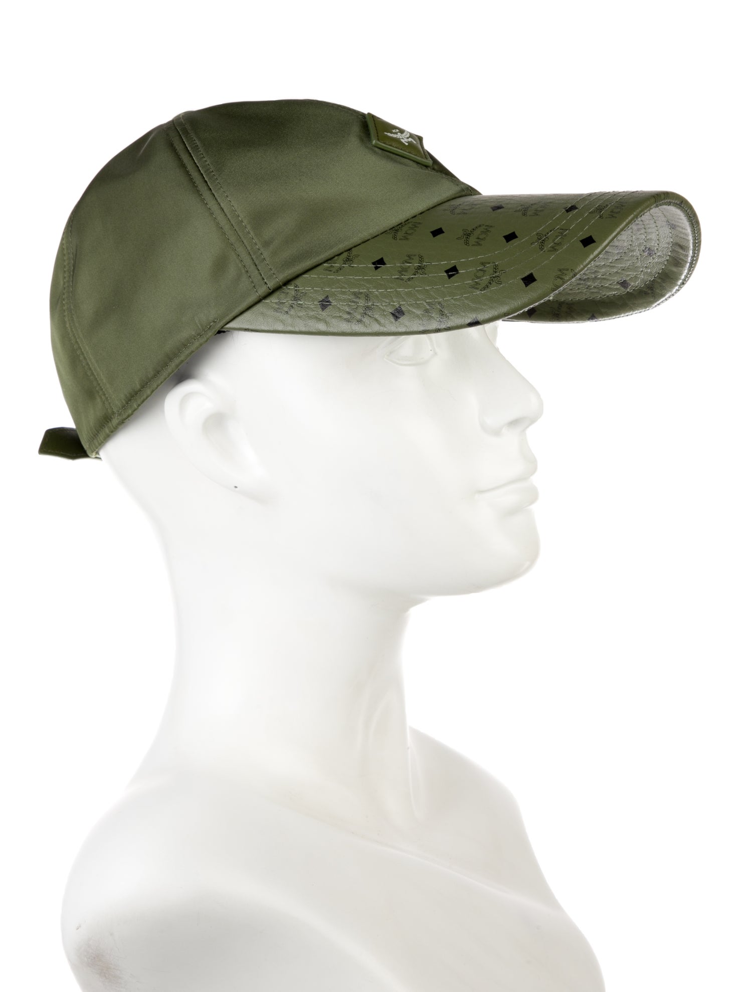 MCM Leather-Trimmed Visetos Baseball Cap w/Tags