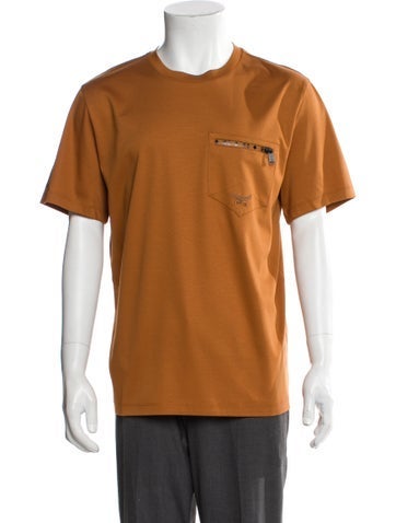 MCM T-Shirts Crew Neck Short Sleeve T-Shirt XL