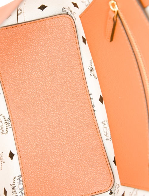 MCM Embossed Leather Himmel Shopper Mini