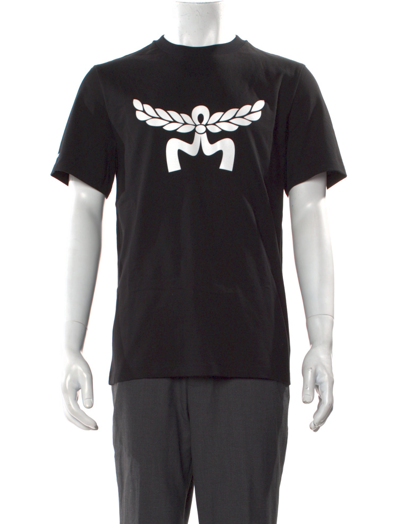 MCM Graphic Print Crew Neck T-Shirt