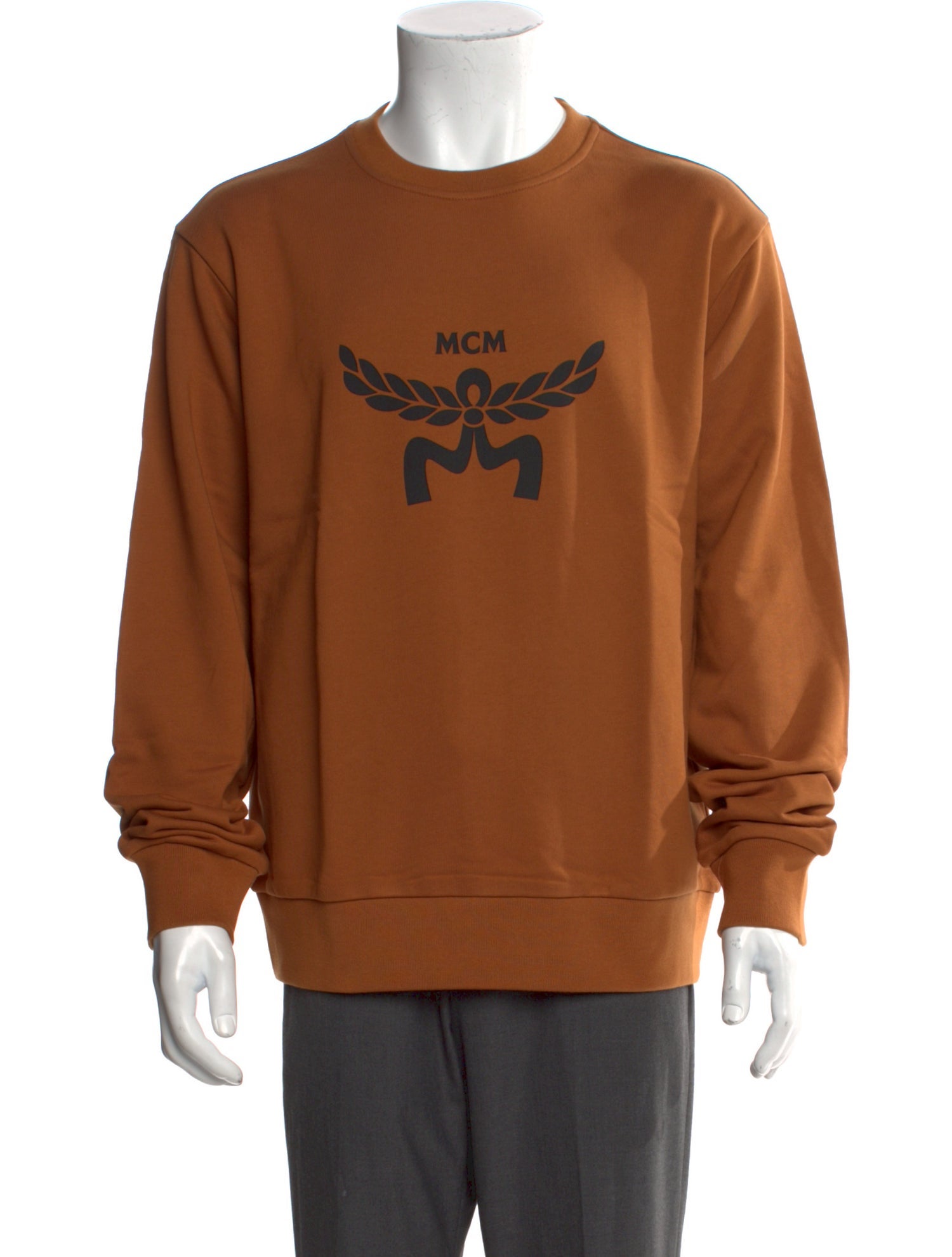 MCM Graphic Print Crew Neck Sweatshirt