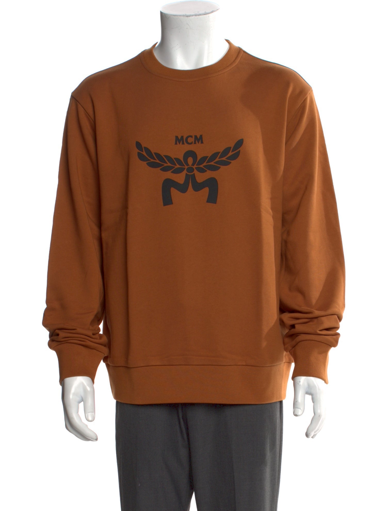 MCM Graphic Print Crew Neck Sweatshirt w/ Tags