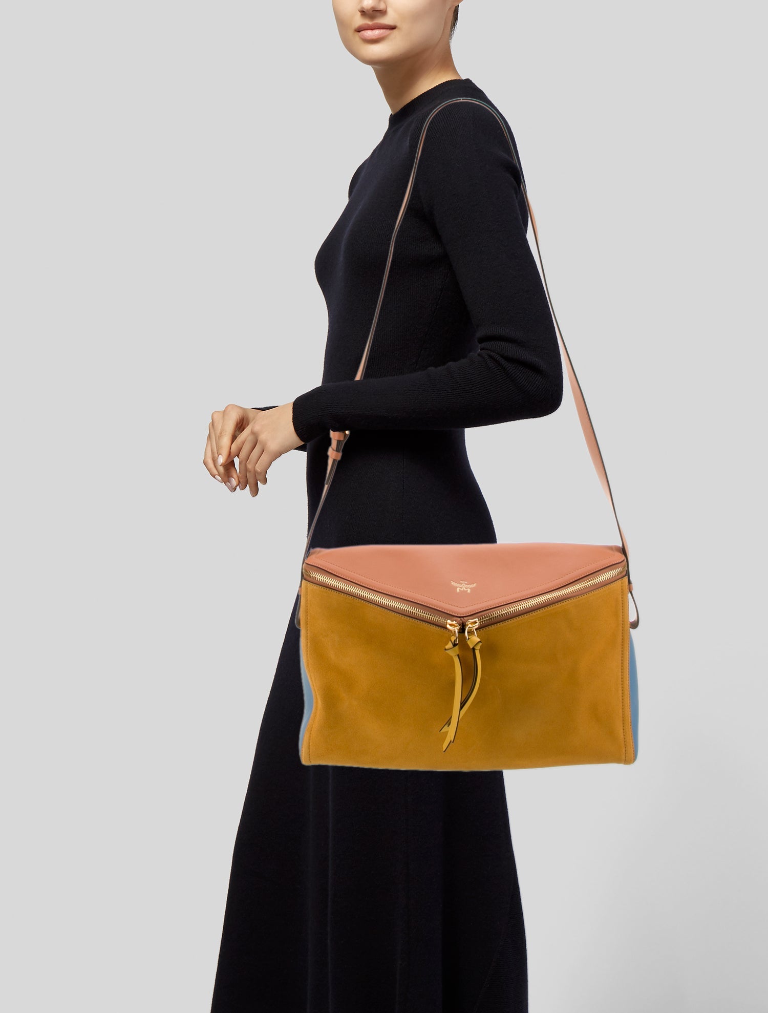 MCM Leather Diamant 3D Large