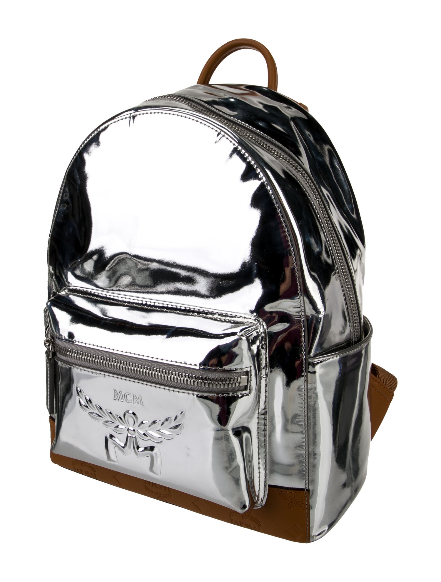 MCM Patent Leather Stark Small