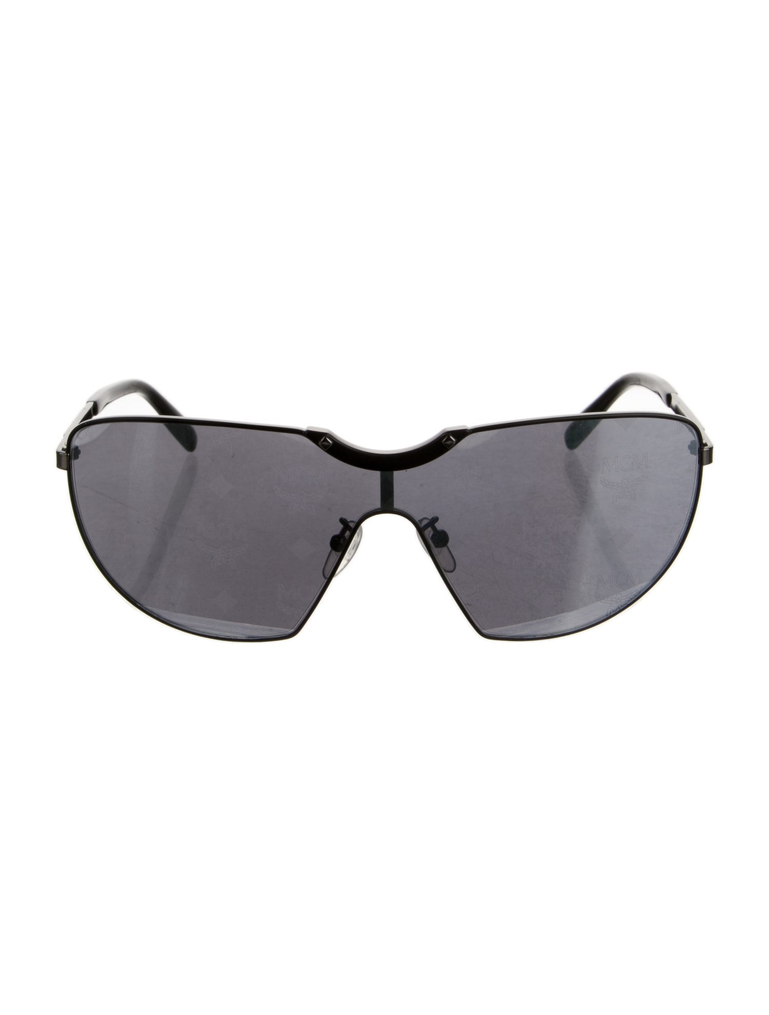 MCM Shield Mirrored Sunglasses
