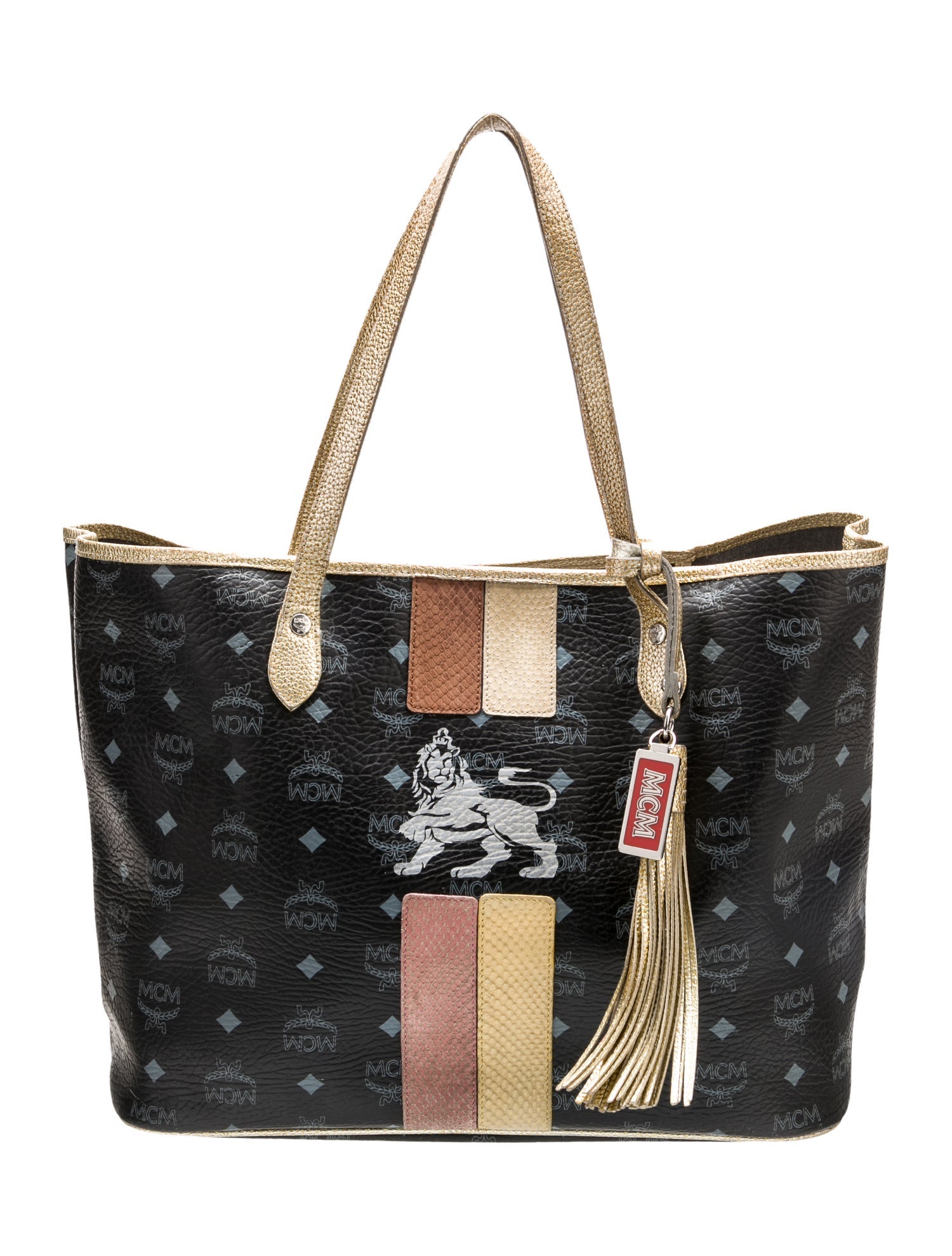 MCM Monogram Visetos Munich Lion