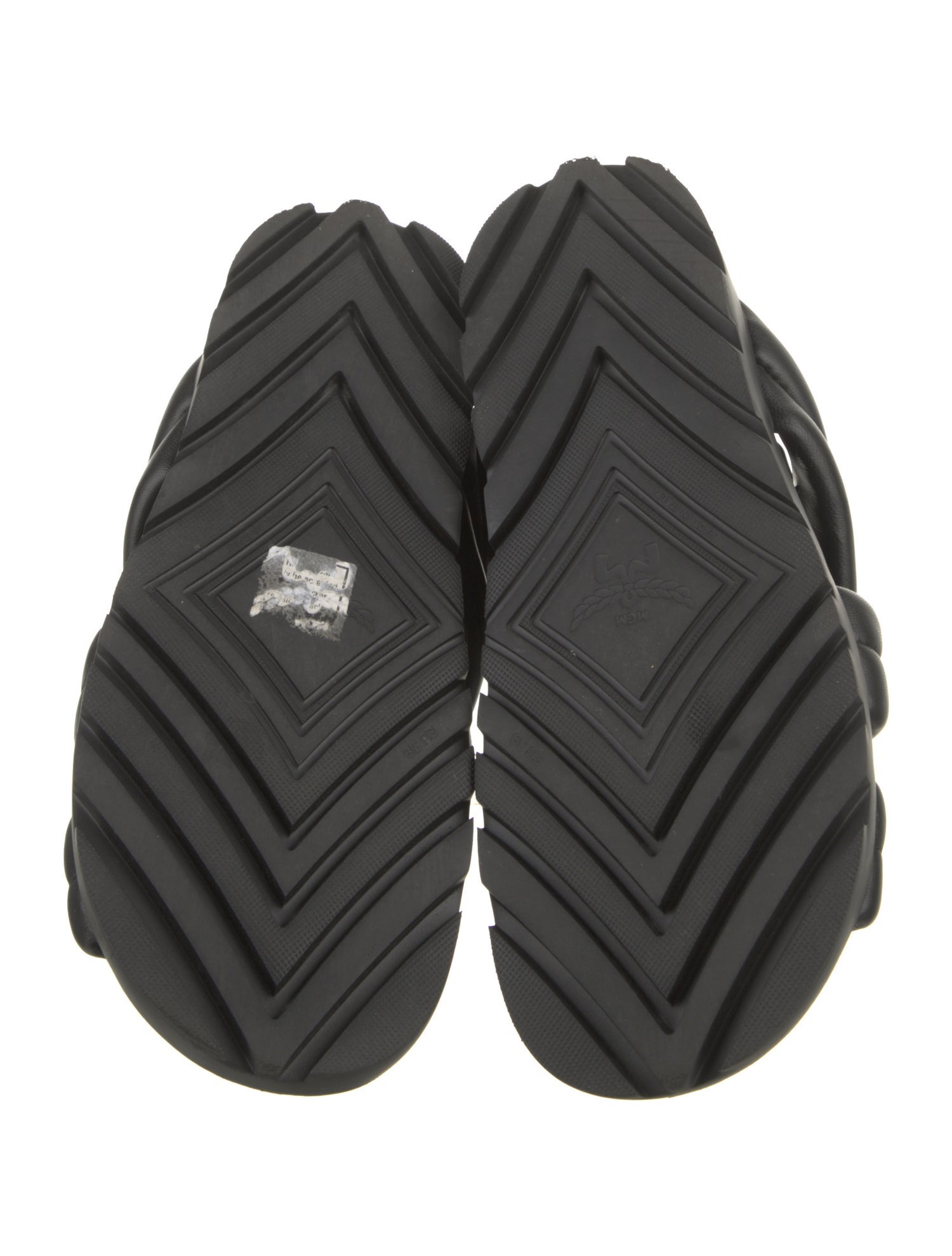 MCM Leather Slingback Sandals