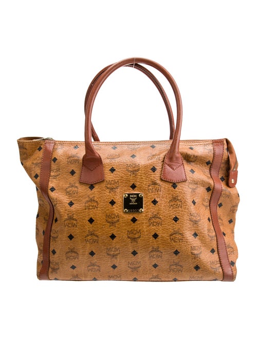 MCM Monogram Top Handle Bag